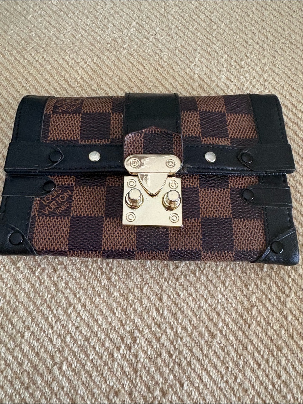 Brown & Black Phone Case Wallet
